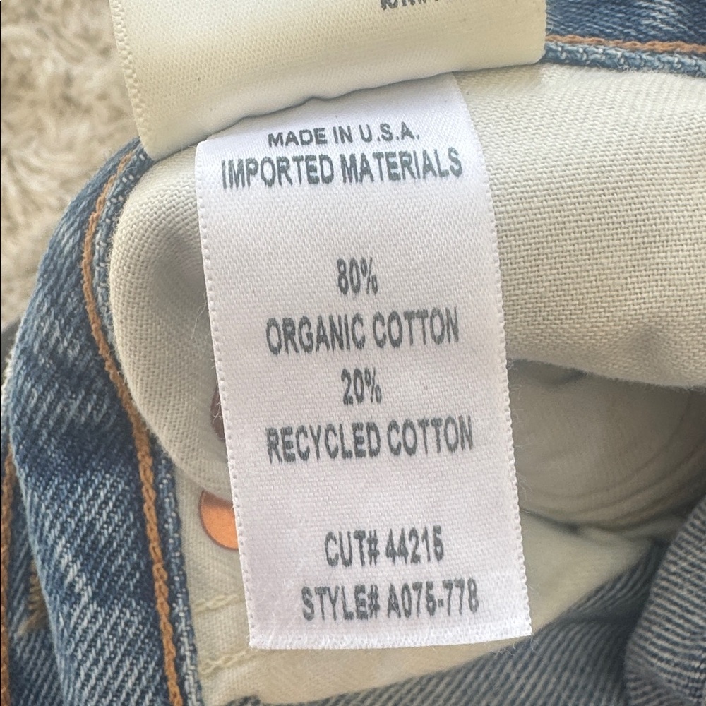 Classic Blue Agolde women’s jeans size 30 - Comfortable Everyday Fit - Picture 8 of 8